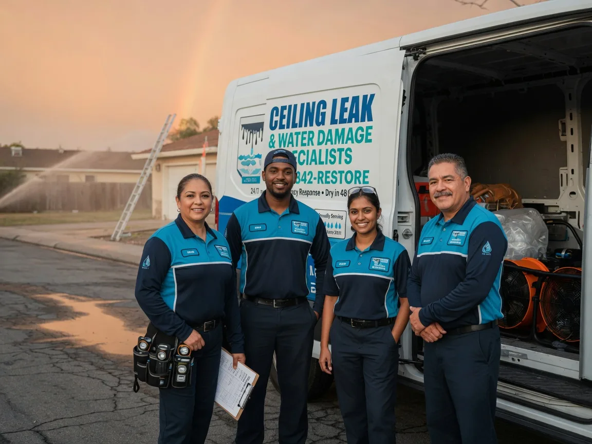 Ceiling Leak Cleanup company in Golden Valley, ND